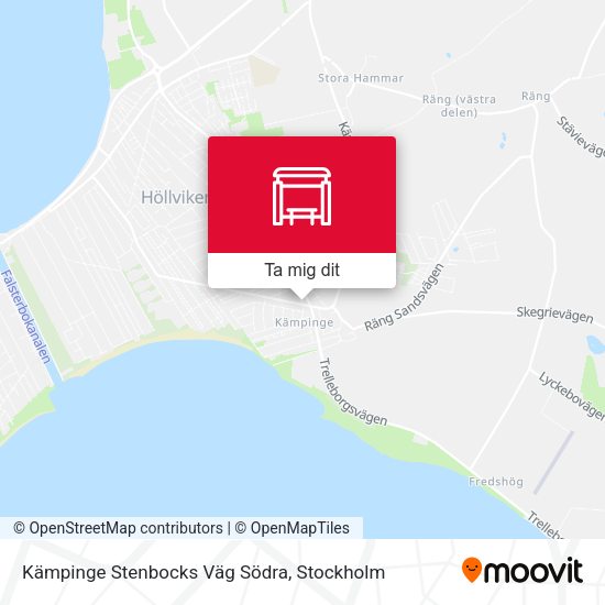 Kämpinge Stenbocks Väg Södra karta
