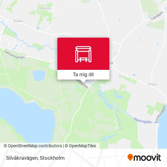 Silvåkravägen karta
