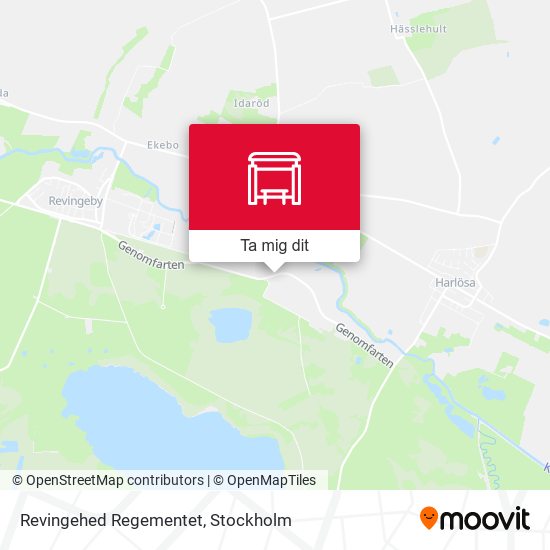 Revingehed Regementet karta