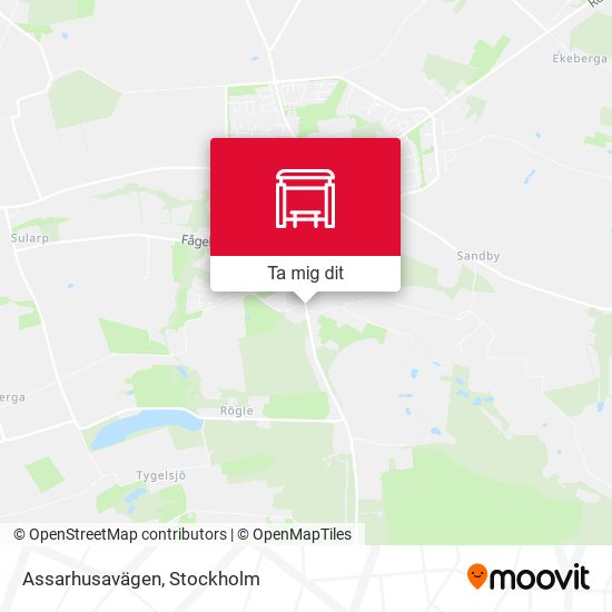 Assarhusavägen karta