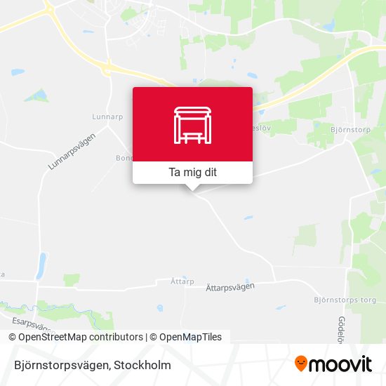 Björnstorpsvägen karta