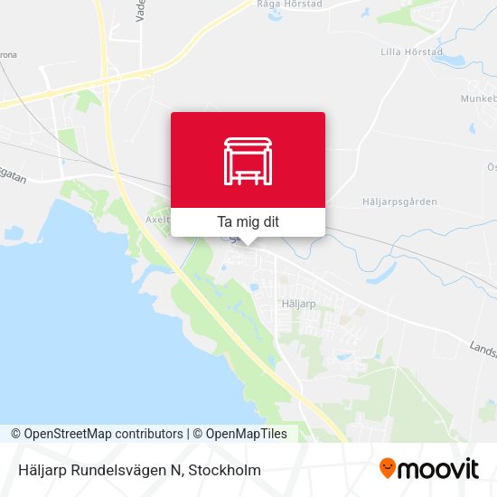 Häljarp Rundelsvägen N karta