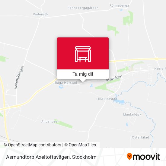 Asmundtorp Axeltoftavägen karta