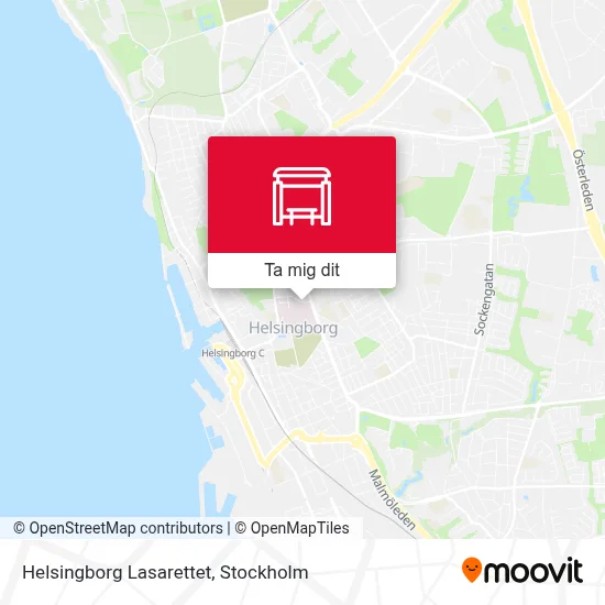 Helsingborg Lasarettet karta