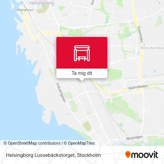 Helsingborg Lussebäckstorget karta