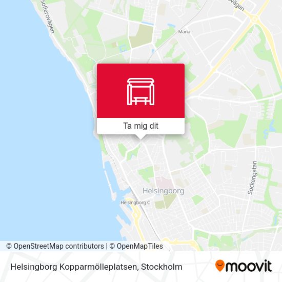 Helsingborg Kopparmölleplatsen karta
