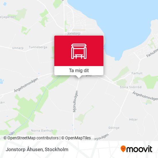 Jonstorp Åhusen karta