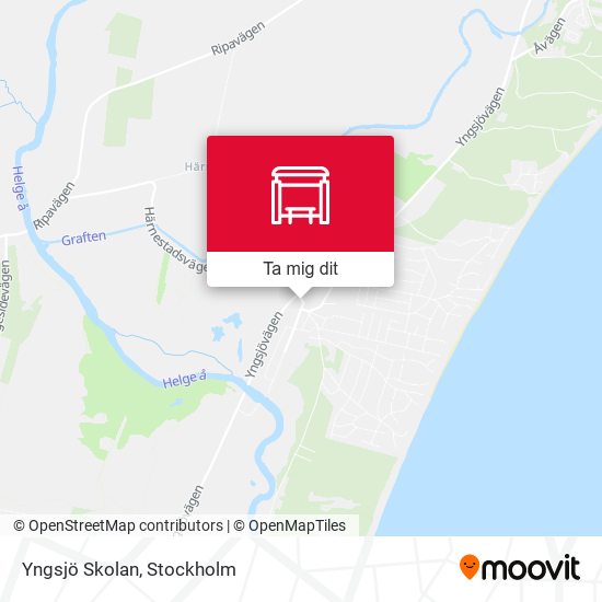 Yngsjö Skolan karta
