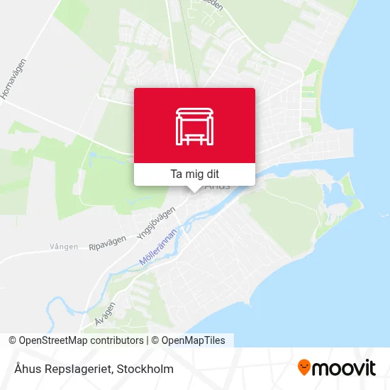 Åhus Repslageriet karta