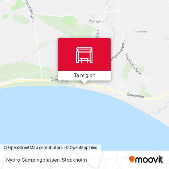 Nybro Campingplatsen karta