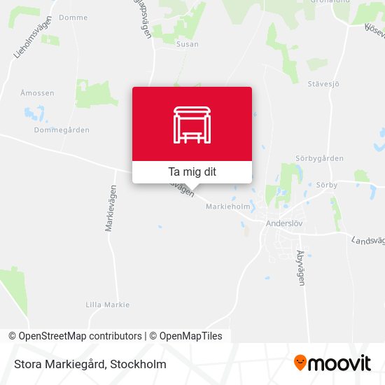 Stora Markiegård karta