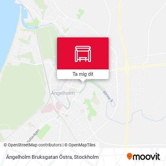 Ängelholm Bruksgatan Östra karta