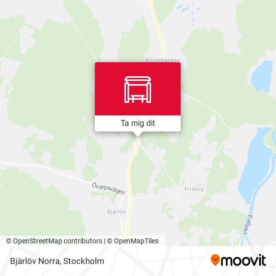 Bjärlöv Norra karta