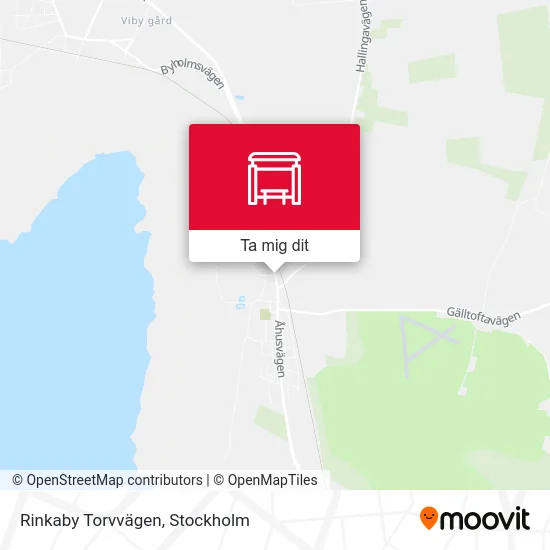 Rinkaby Torvvägen karta