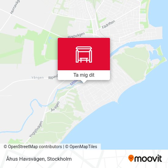 Åhus Havsvägen karta
