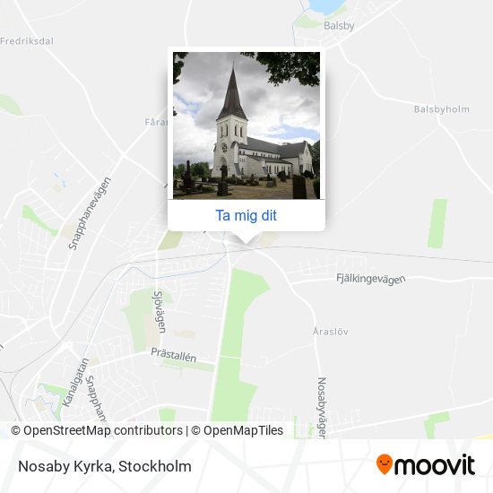 Nosaby Kyrka karta