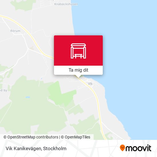 Vik Kanikevägen karta