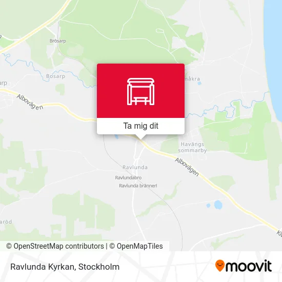 Ravlunda Kyrkan karta