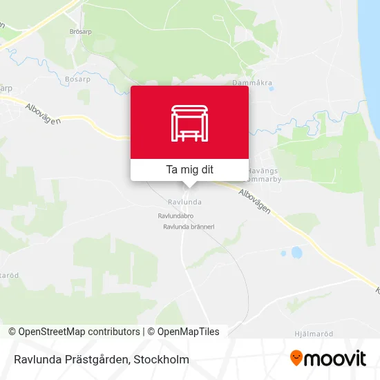 Ravlunda Prästgården karta