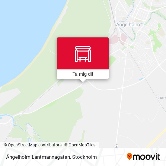 Ängelholm Lantmannagatan karta