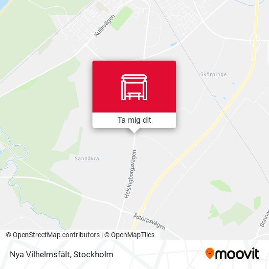 Nya Vilhelmsfält karta