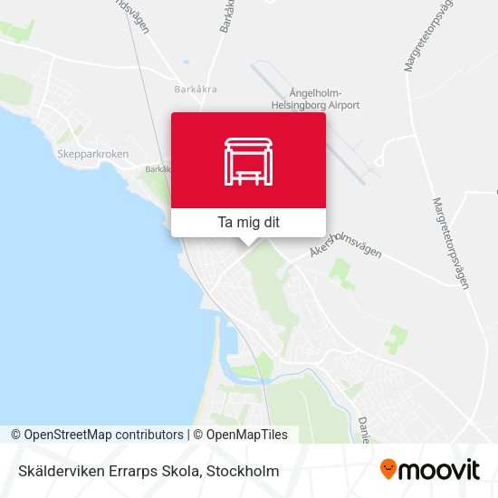 Skälderviken Errarps Skola karta