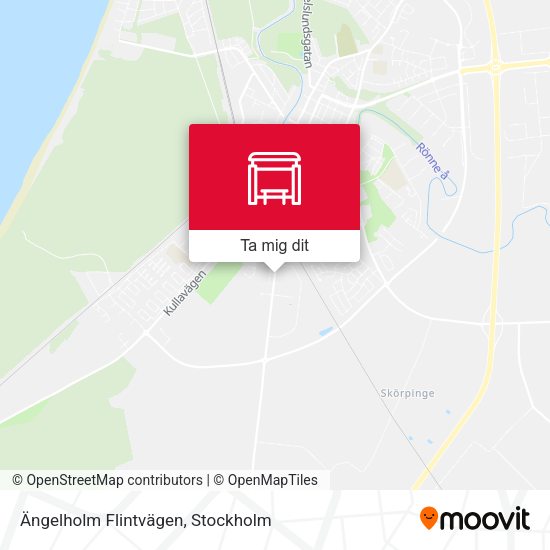 Ängelholm Flintvägen karta