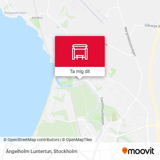 Ängelholm Luntertun karta