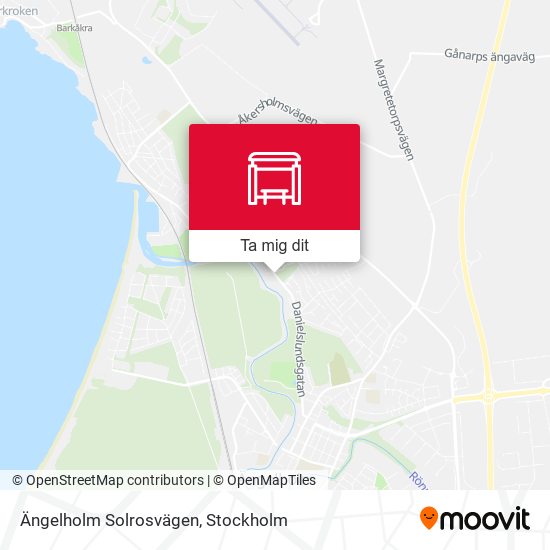 Ängelholm Solrosvägen karta