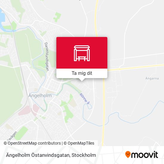 Ängelholm Östanvindsgatan karta