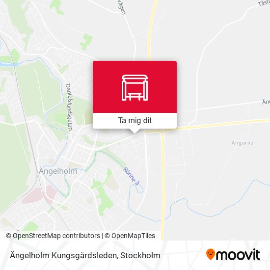 Ängelholm Kungsgårdsleden karta