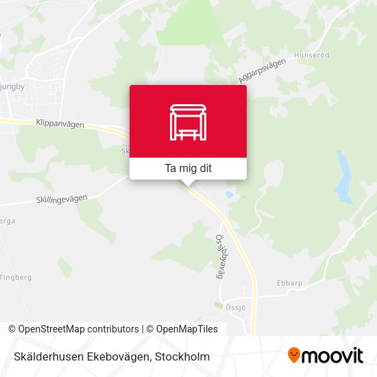 Skälderhusen Ekebovägen karta