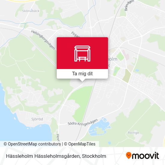 Hässleholm Hässleholmsgården karta