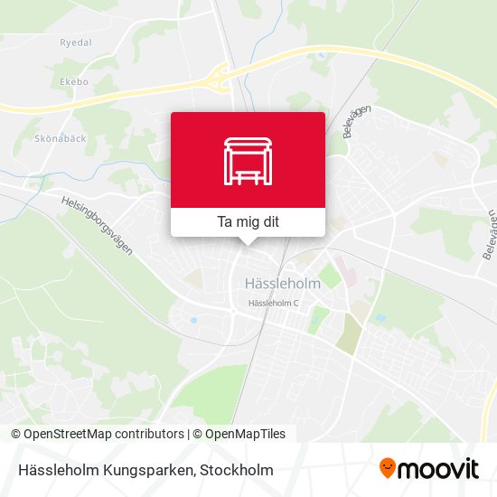 Hässleholm Kungsparken karta