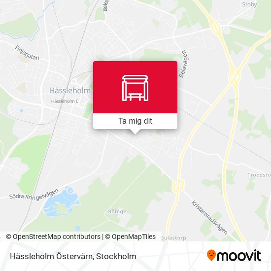 Hässleholm Östervärn karta