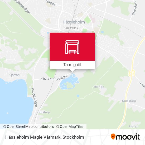 Hässleholm Magle Våtmark karta