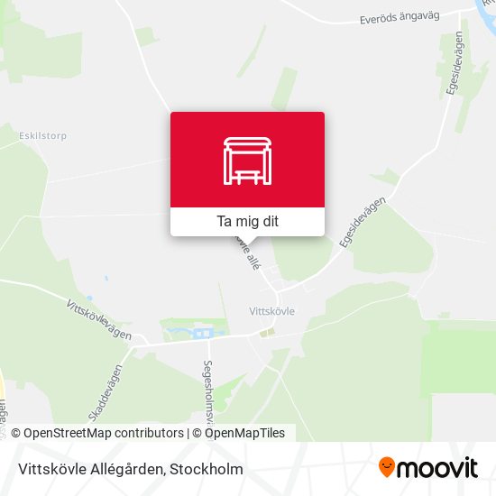 Vittskövle Allégården karta