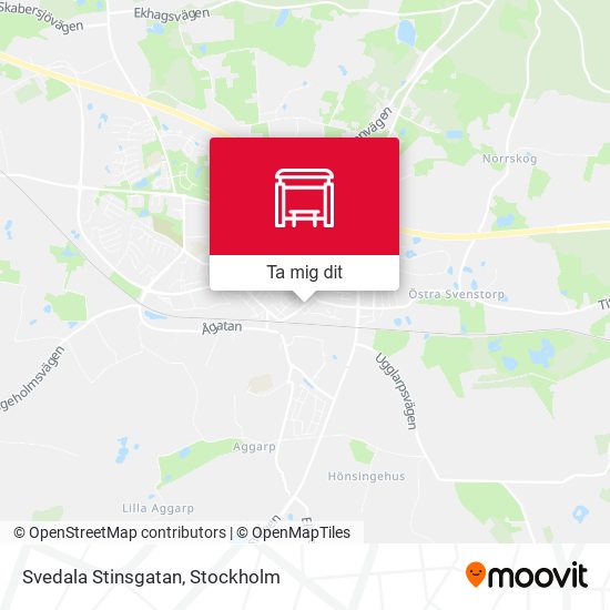 Svedala Stinsgatan karta