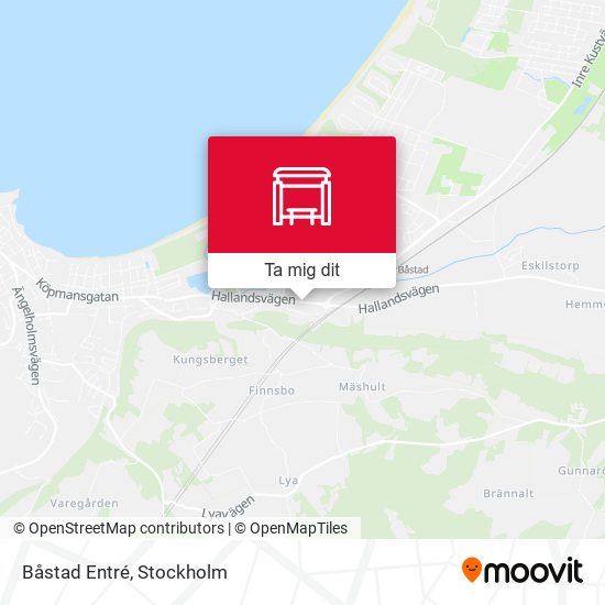 Båstad Entré karta