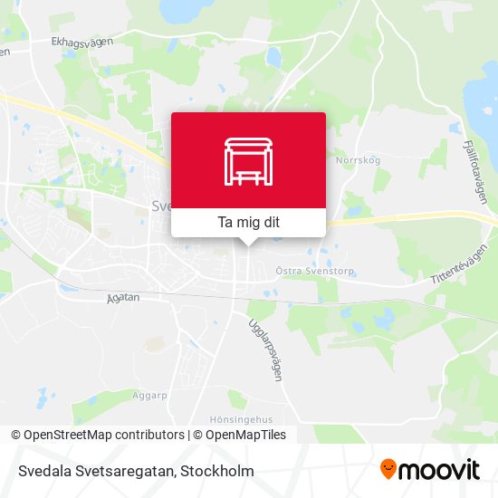 Svedala Svetsaregatan karta