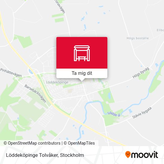 Löddeköpinge Tolvåker karta