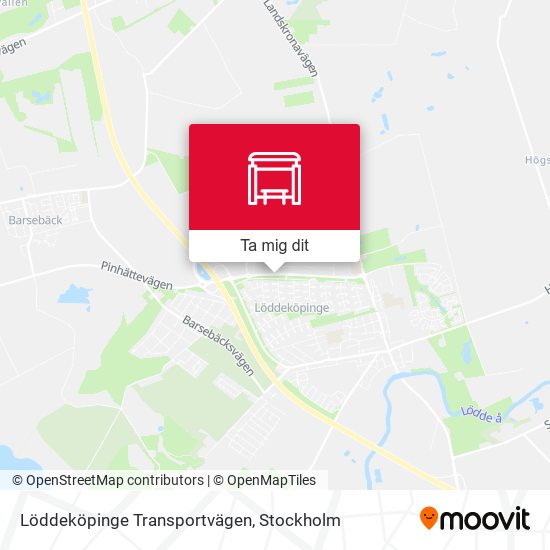 Löddeköpinge Transportvägen karta