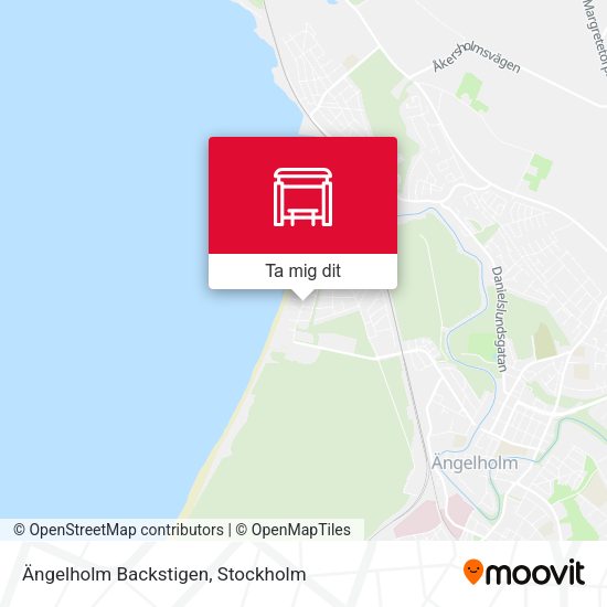 Ängelholm Backstigen karta