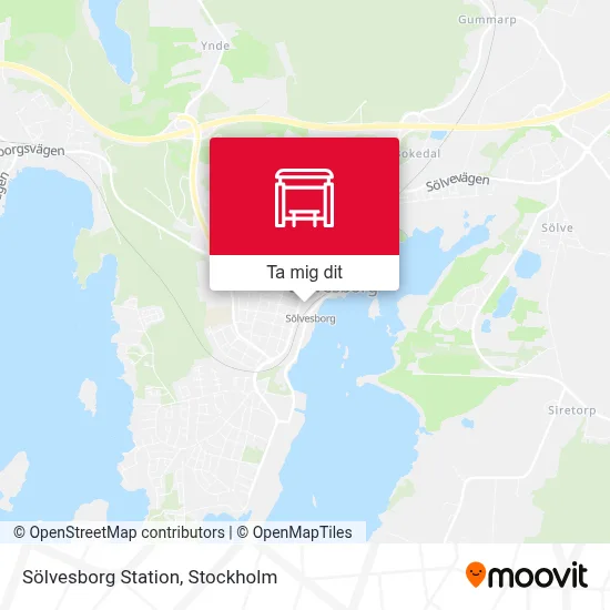 Sölvesborg Station karta