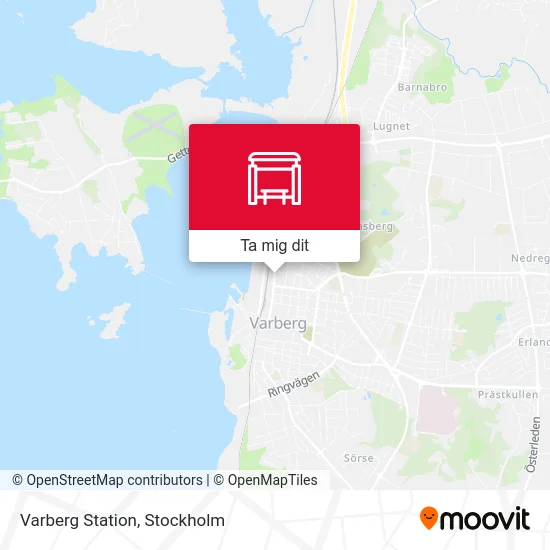 Varberg Station karta