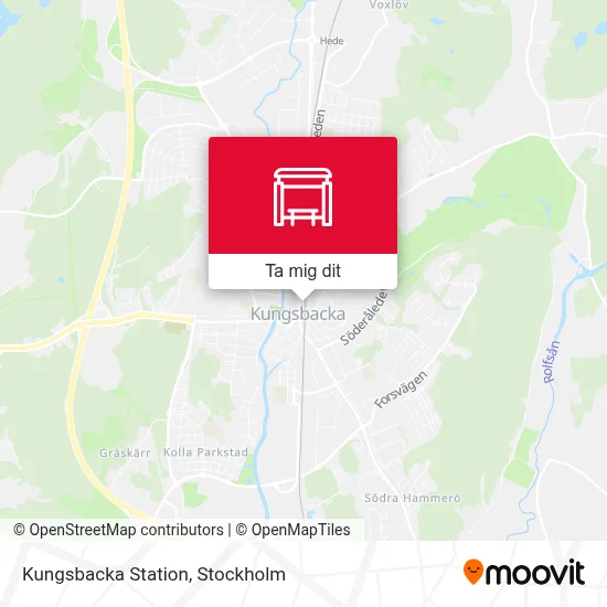 Kungsbacka Station karta