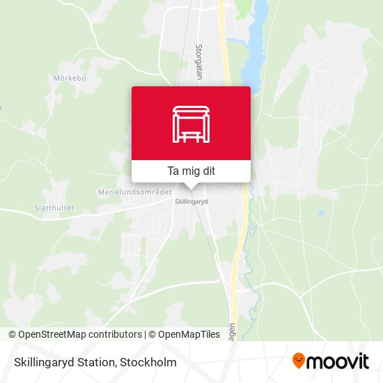 Skillingaryd Station karta