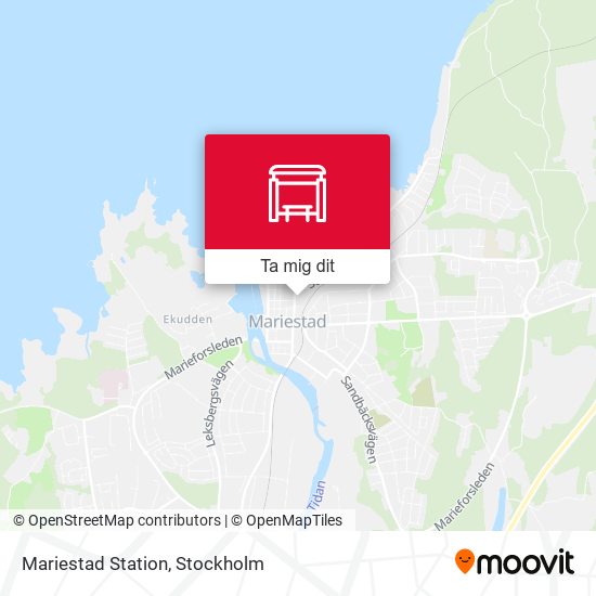Mariestad Station karta