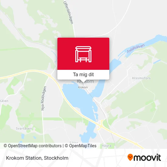 Krokom Station karta