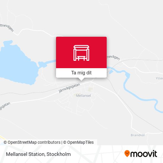 Mellansel Station karta